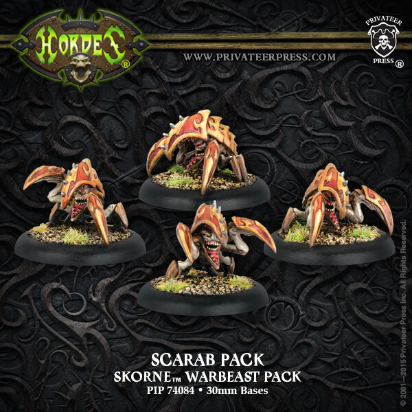 Skorne Scarab Warbeast Pack (x4)