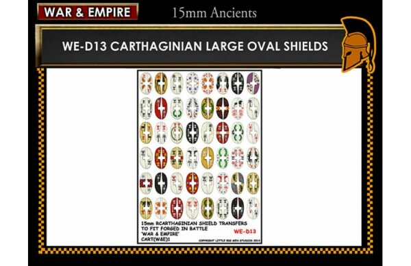 Carthaginian: Large Oval Shields Decals