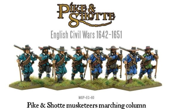 Pike & Shotte Musketeers Marching Column