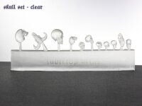 Totenschädel Set - Transparent
