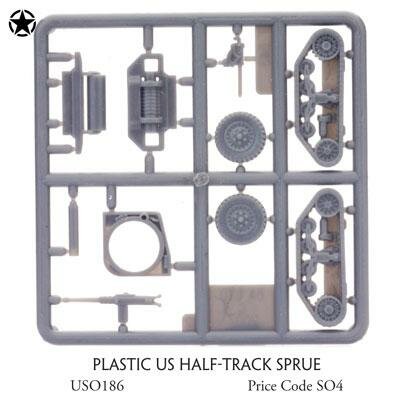 Plastic US Half-track Sprue