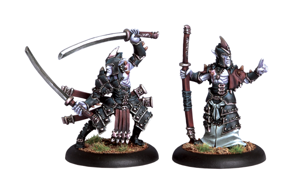 Legion of Everblight Blighted Swordsmen Abbot & Champion