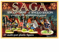 Saga: Saxon 4 Point Starter Warband (Anglo-Dane)(Plastic)
