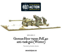German Heer 75mm PaK Anti-tank Gun (Winter)