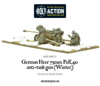 German Heer 75mm PaK Anti-tank Gun (Winter)