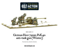 German Heer 75mm PaK Anti-tank Gun (Winter)