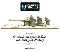 German Heer 75mm PaK Anti-tank Gun (Winter)