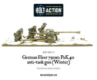 German Heer 75mm PaK Anti-tank Gun (Winter)