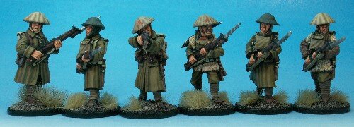 British Infantry in Cold Weather Clothing