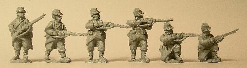 French Infantry Skirmishing in Light Equipment