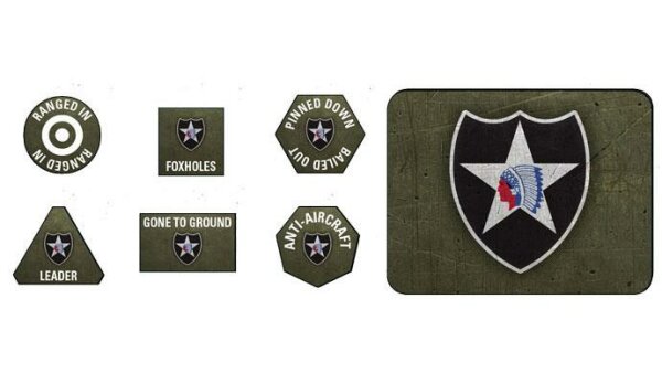 2nd Infantry Division Tokens and Objectives