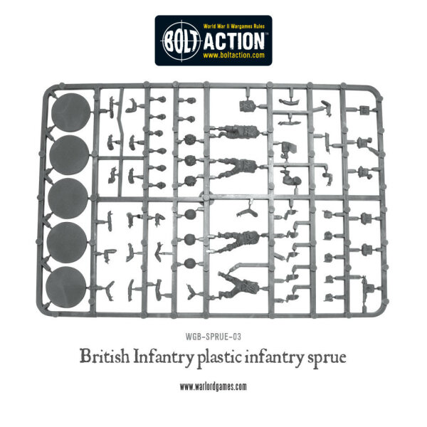 British Infantry Sprue