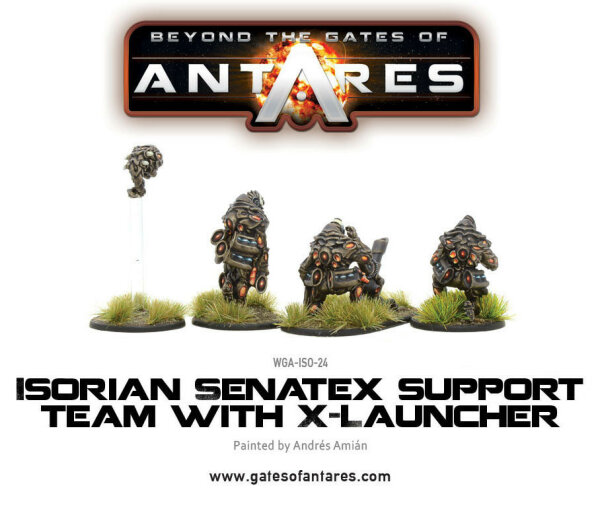 Isorian Senatax Support Team with X-Launcher